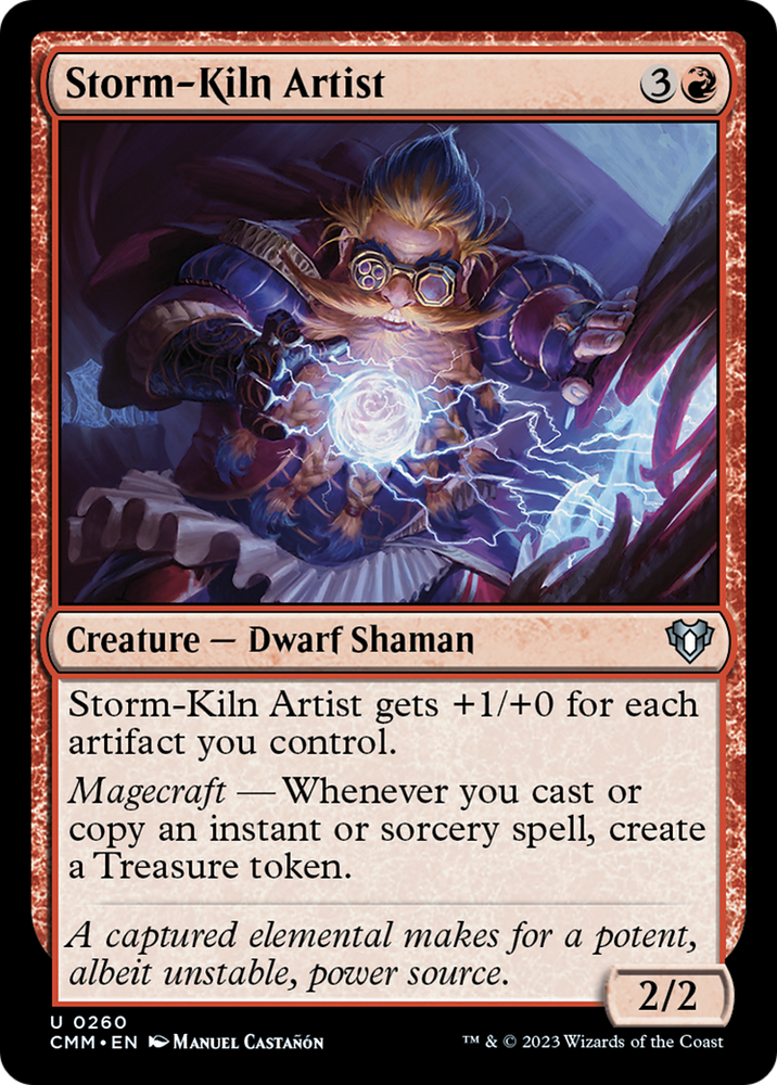 Storm-Kiln Artist [Commander Masters] Magic: The Gathering
