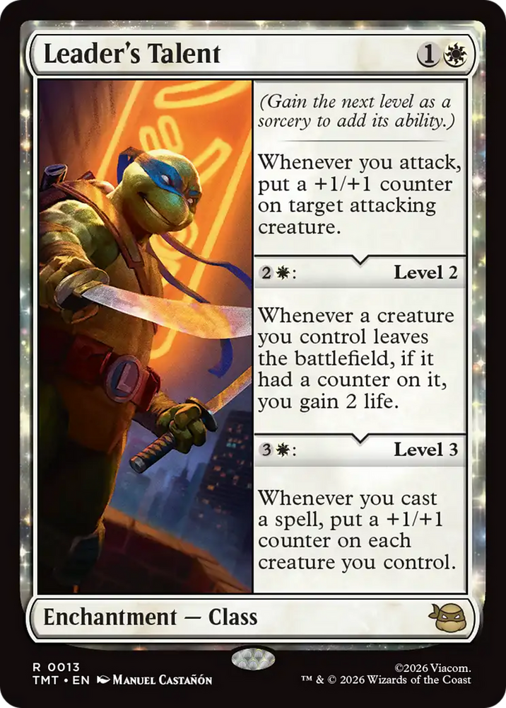 Leader's Talent [Teenage Mutant Ninja Turtles] Magic: The Gathering