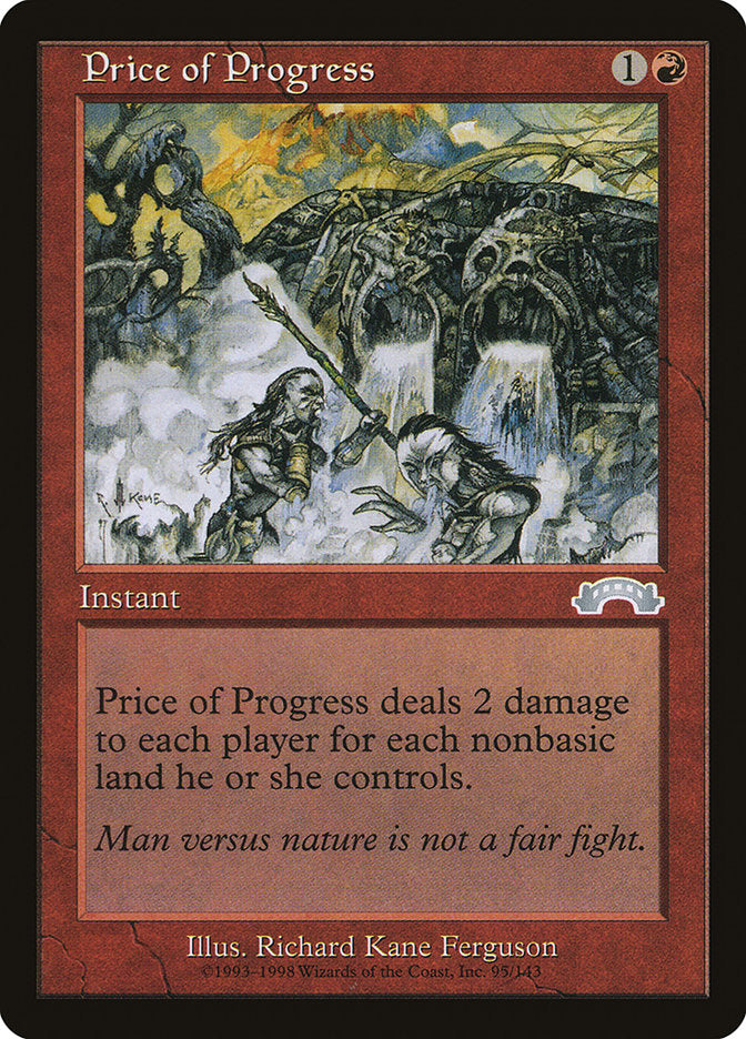 Price of Progress [Exodus] Magic: The Gathering