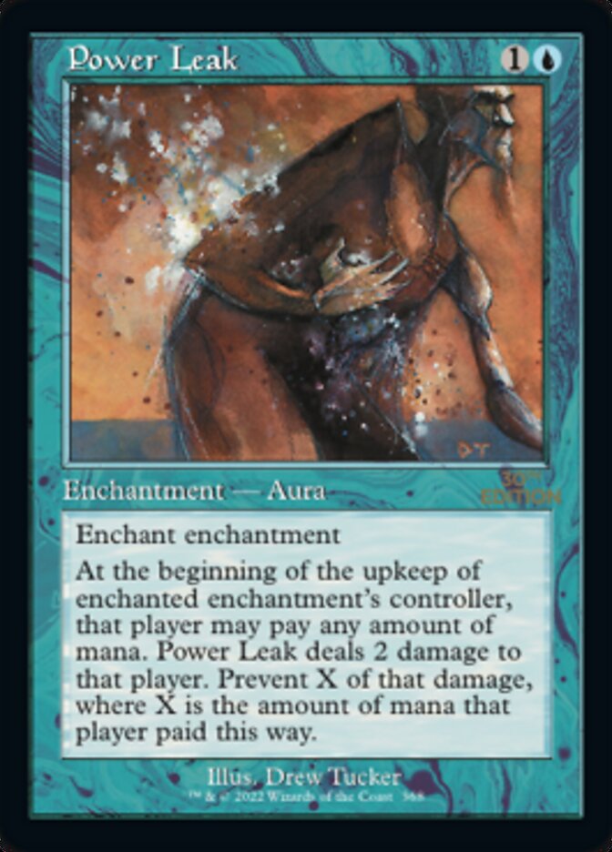 Power Leak (Retro) [30th Anniversary Edition] Magic: The Gathering