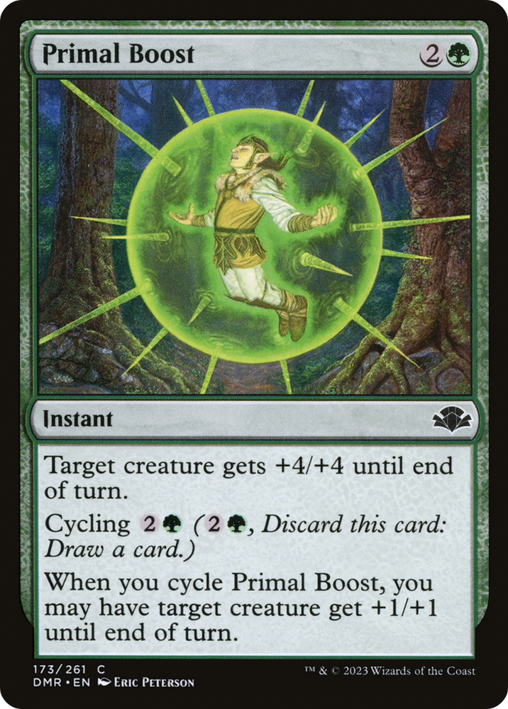Primal Boost [Dominaria Remastered] Magic: The Gathering