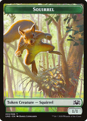 Beeble // Squirrel Double-Sided Token [Unsanctioned Tokens] Magic: The Gathering