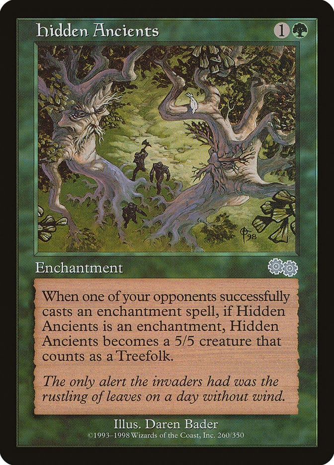 Hidden Ancients [Urza's Saga] Magic: The Gathering