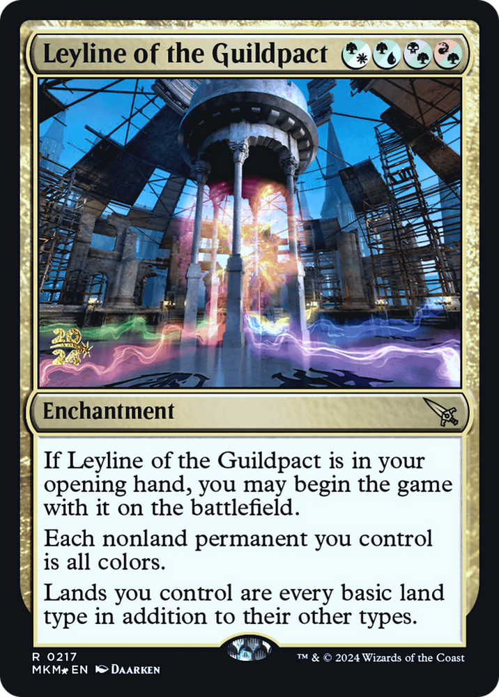 Leyline of the Guildpact [Murders at Karlov Manor Prerelease Promos] Magic: The Gathering