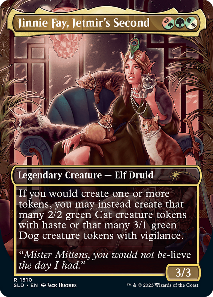 Jinnie Fay, Jetmir's Second // Jinnie Fay, Jetmir's Second [Secret Lair Commander Deck: Raining Cats and Dogs] Magic: The Gathering