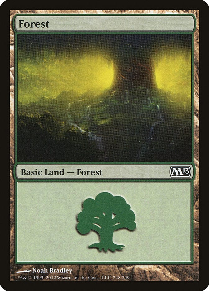 Forest (248) [Magic 2013] Magic: The Gathering