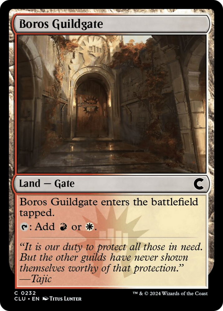 Boros Guildgate [Ravnica: Clue Edition] Magic: The Gathering