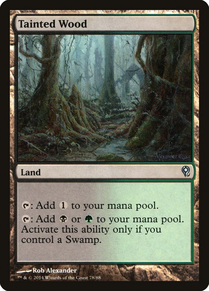 Tainted Wood [Duel Decks: Jace vs. Vraska] Magic: The Gathering