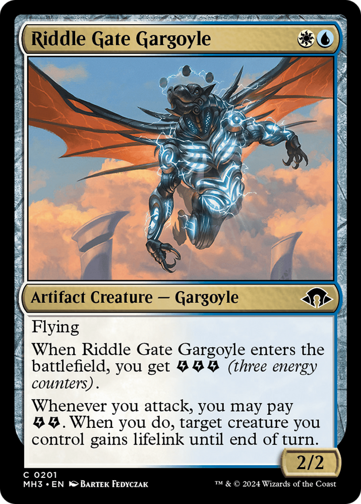 Riddle Gate Gargoyle [Modern Horizons 3] Magic: The Gathering