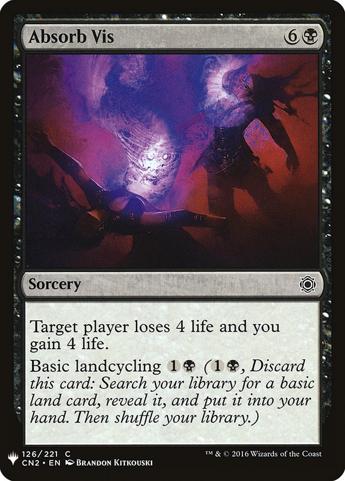 Absorb Vis [Mystery Booster] Magic: The Gathering