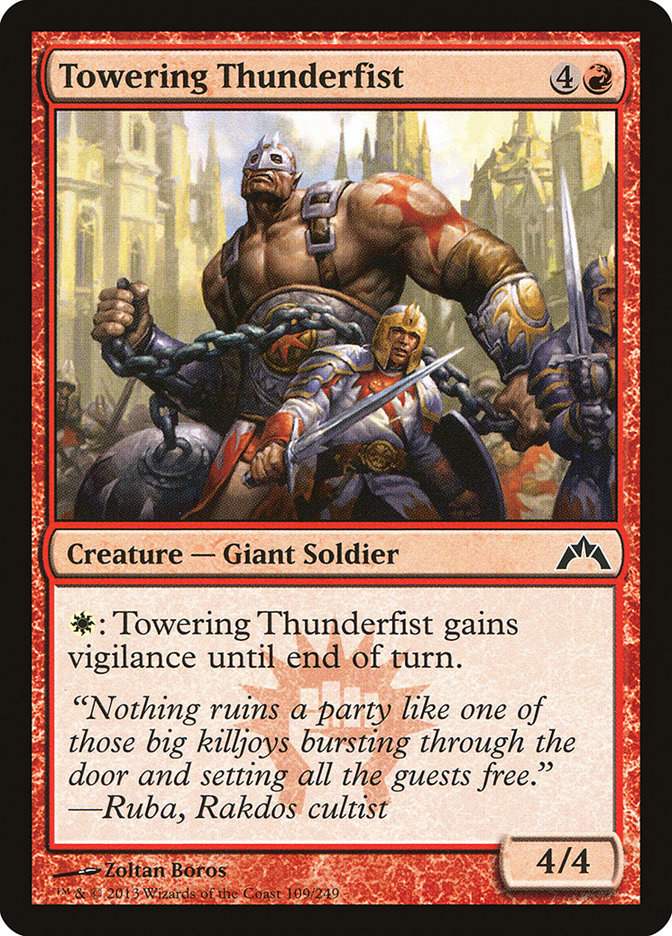 Towering Thunderfist [Gatecrash] Magic: The Gathering