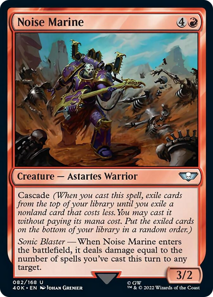 Noise Marine [Warhammer 40,000] Magic: The Gathering