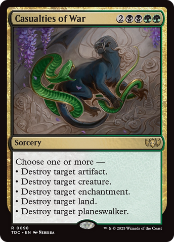 Casualties of War [Tarkir: Dragonstorm Commander] Magic: The Gathering