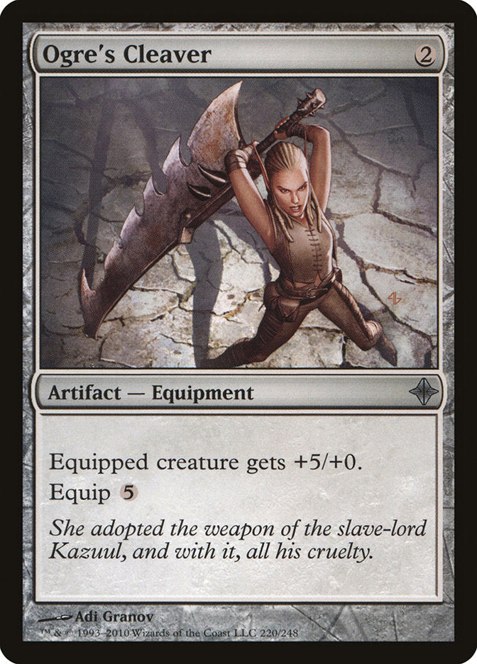 Ogre's Cleaver [Rise of the Eldrazi] Magic: The Gathering