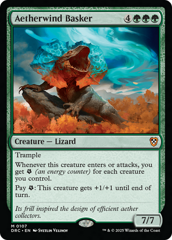 Aetherwind Basker [Aetherdrift Commander] Magic: The Gathering