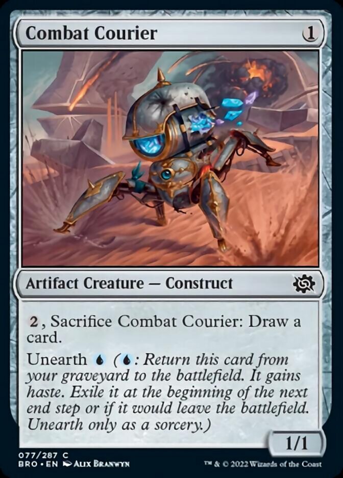 Combat Courier [The Brothers' War] Magic: The Gathering