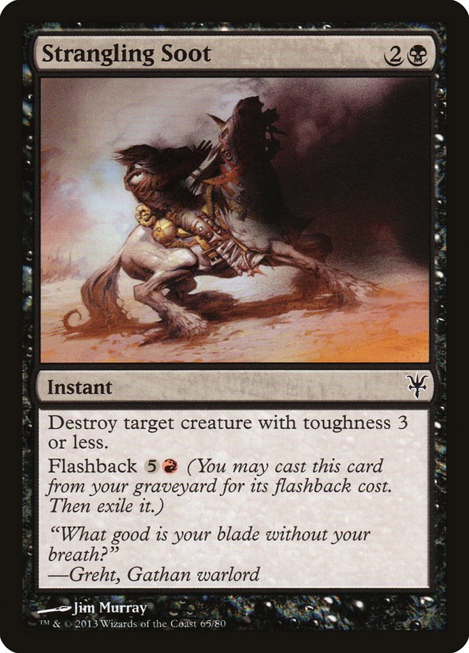 Strangling Soot [Duel Decks: Sorin vs. Tibalt] Magic: The Gathering