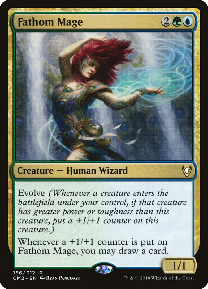 Fathom Mage [Commander Anthology Volume II] Magic: The Gathering