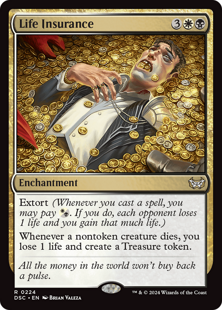 Life Insurance [Duskmourn: House of Horror Commander] Magic: The Gathering