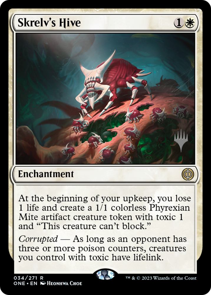 Skrelv's Hive (Promo Pack) [Phyrexia: All Will Be One Promos] Magic: The Gathering
