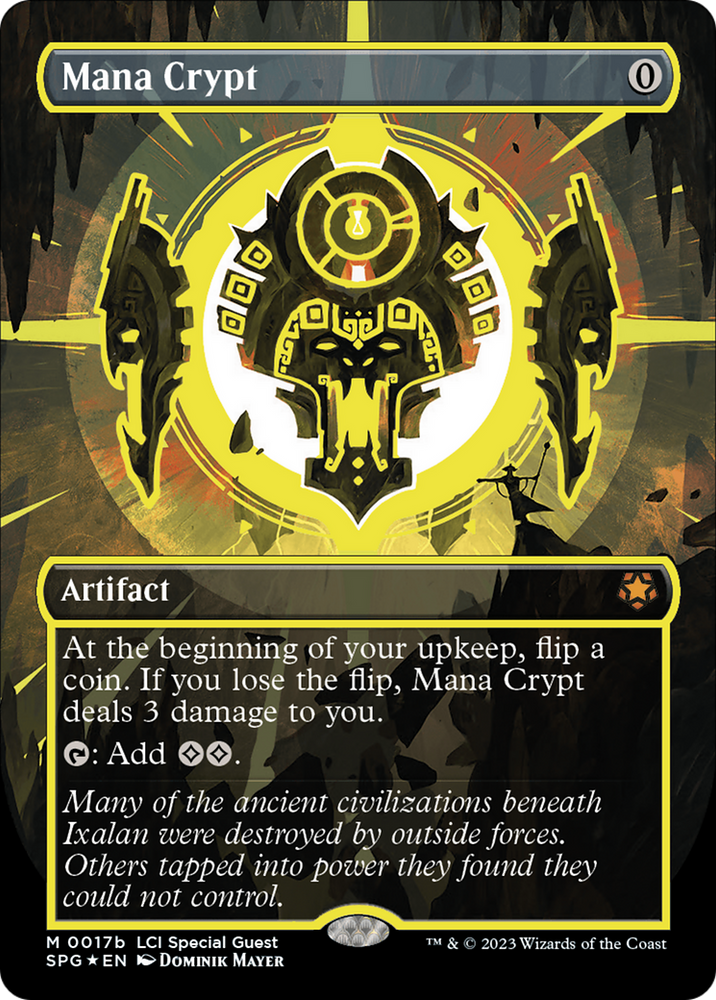 Mana Crypt (0017b) (Borderless) [The Lost Caverns of Ixalan Special Guests] Magic: The Gathering
