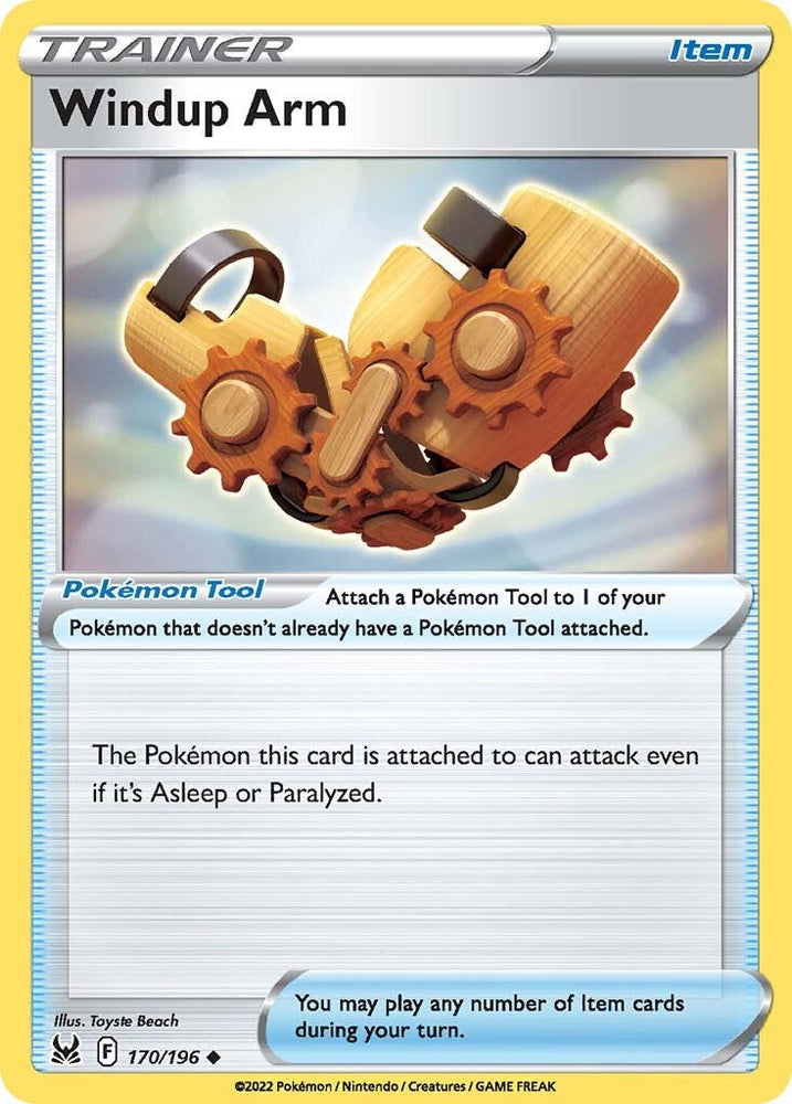 Windup Arm (170/196) [Sword & Shield: Lost Origin] Pokémon