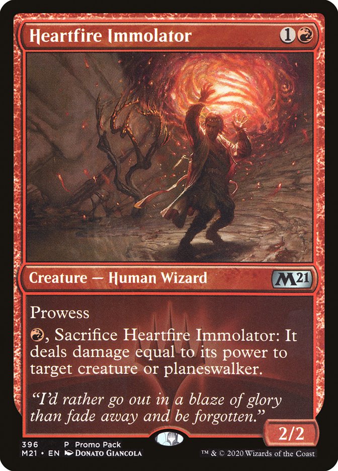 Heartfire Immolator (Promo Pack) [Core Set 2021 Promos] Magic: The Gathering