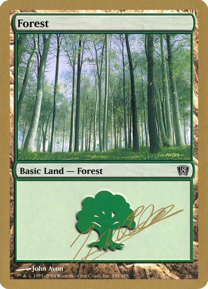 Forest (jn350) (Julien Nuijten) [World Championship Decks 2004] Magic: The Gathering