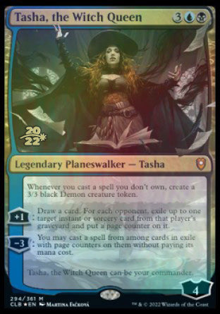 Tasha, the Witch Queen [Commander Legends: Battle for Baldur's Gate Prerelease Promos] Magic: The Gathering