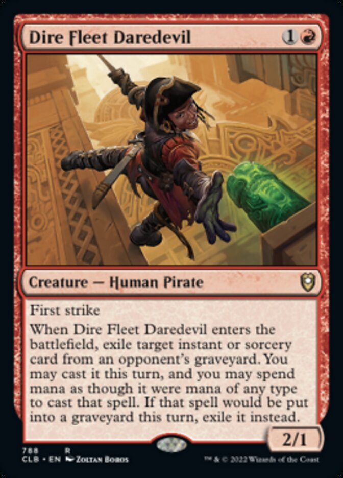 Dire Fleet Daredevil [Commander Legends: Battle for Baldur's Gate] Magic: The Gathering