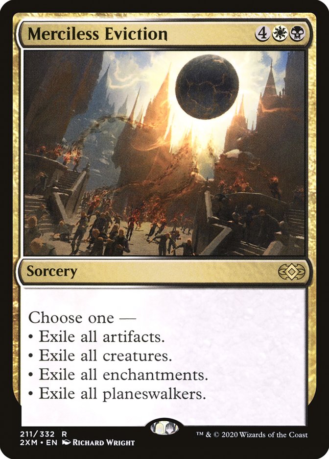 Merciless Eviction [Double Masters] Magic: The Gathering