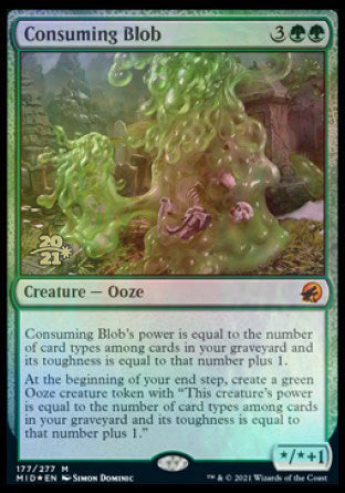 Consuming Blob [Innistrad: Midnight Hunt Prerelease Promos] Magic: The Gathering