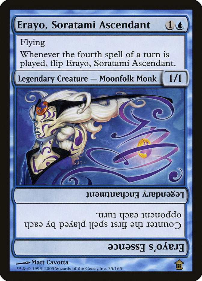 Erayo, Soratami Ascendant // Erayo's Essence [Saviors of Kamigawa] Magic: The Gathering