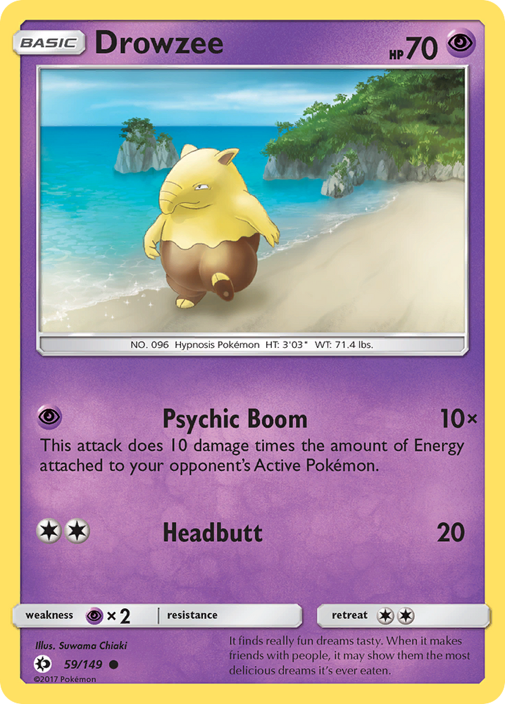 Drowzee (59/149) [Sun & Moon: Base Set] Pokémon