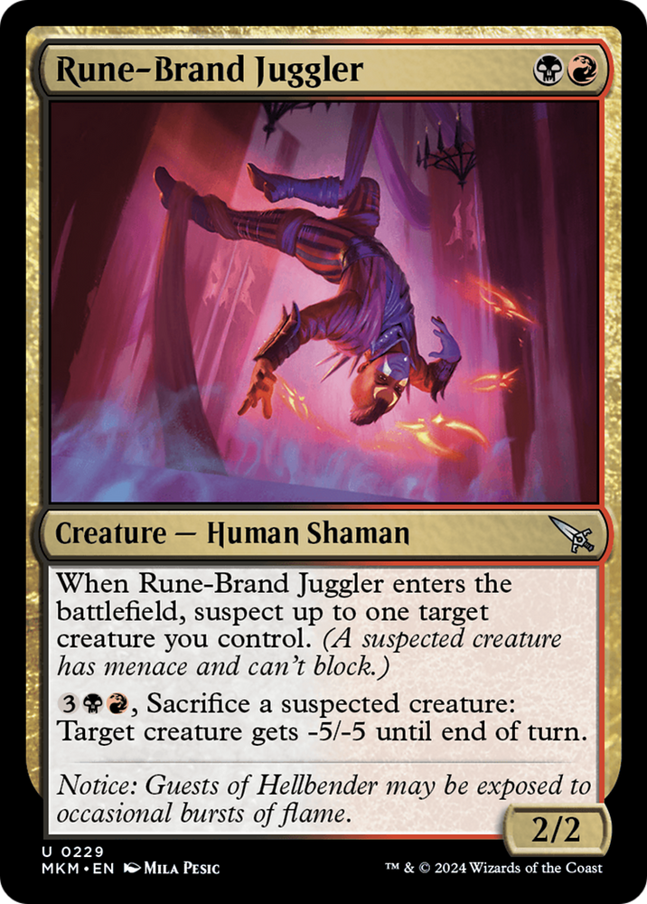 Rune-Brand Juggler [Murders at Karlov Manor] Magic: The Gathering
