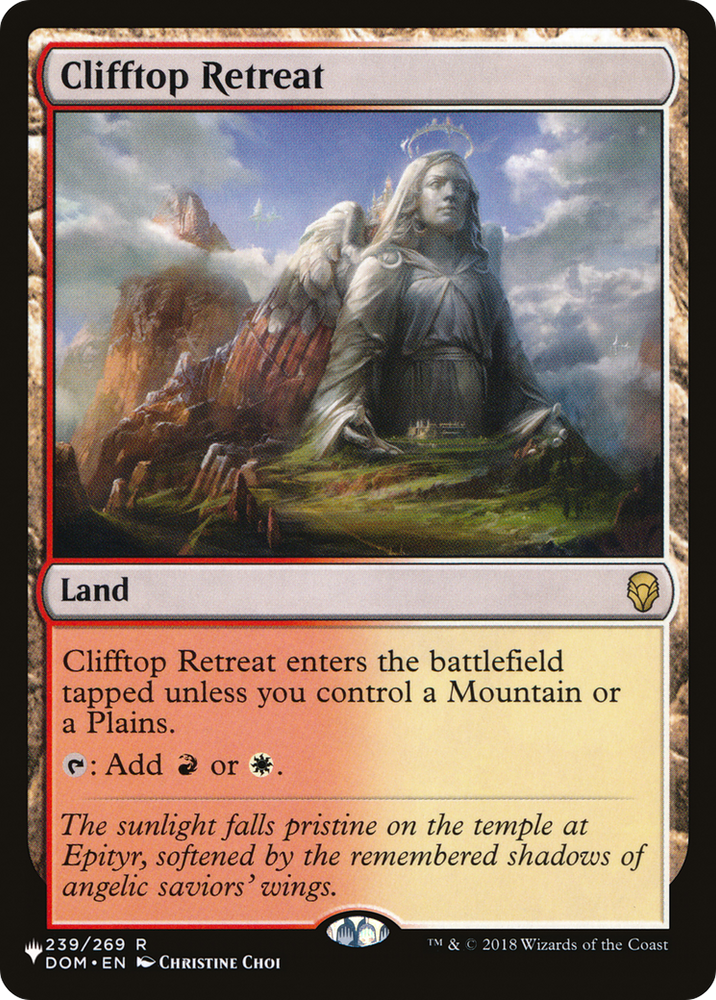 Clifftop Retreat [The List] Magic: The Gathering