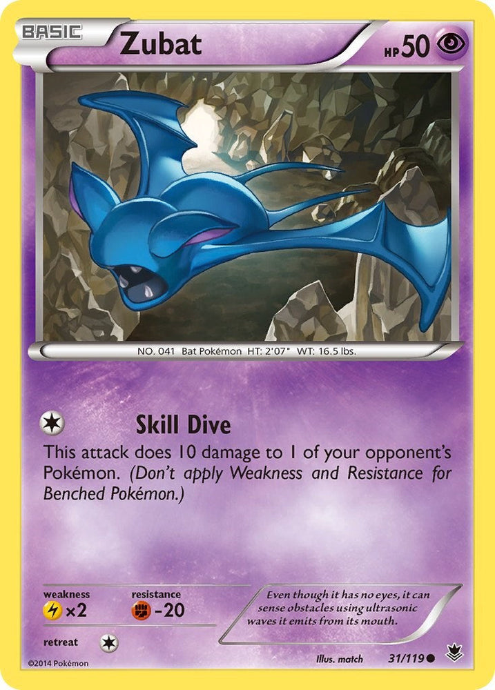 Zubat (31/119) [XY: Phantom Forces] Pokémon