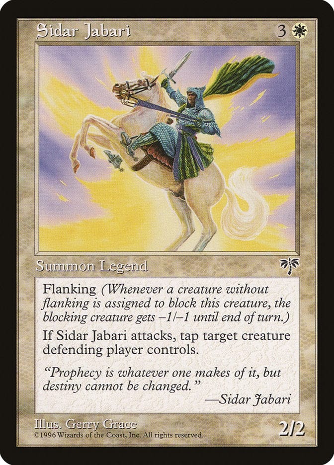 Sidar Jabari [Mirage] Magic: The Gathering