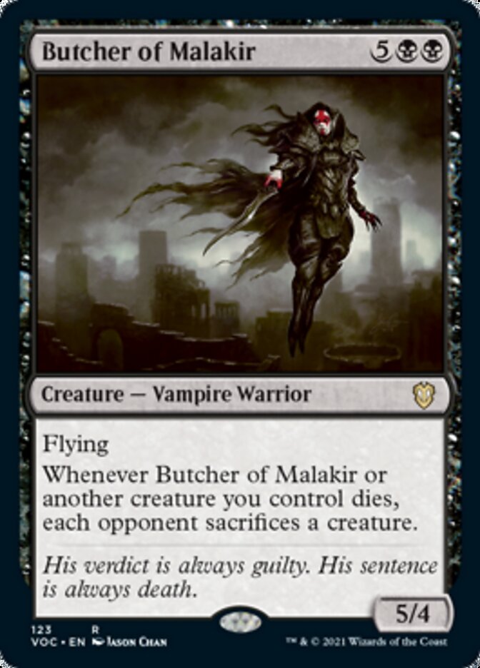 Butcher of Malakir [Innistrad: Crimson Vow Commander] Magic: The Gathering
