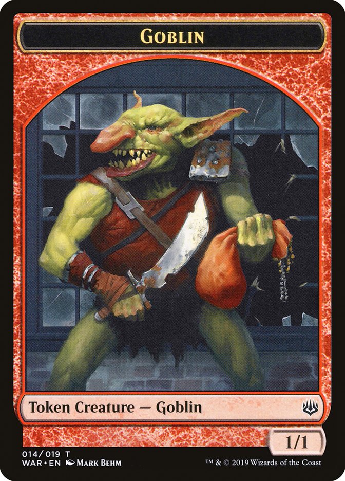 Goblin Token [War of the Spark Tokens] Magic: The Gathering