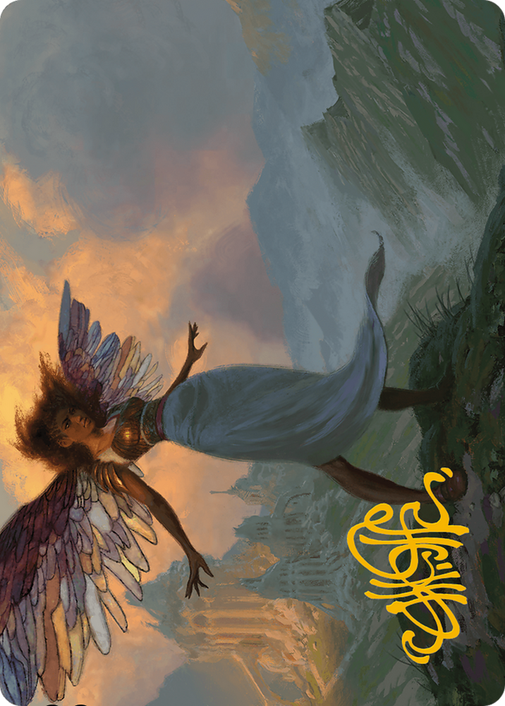 Glasswing Grace Art Card (Gold-Stamped Signature) [Modern Horizons 3 Art Series] Magic: The Gathering