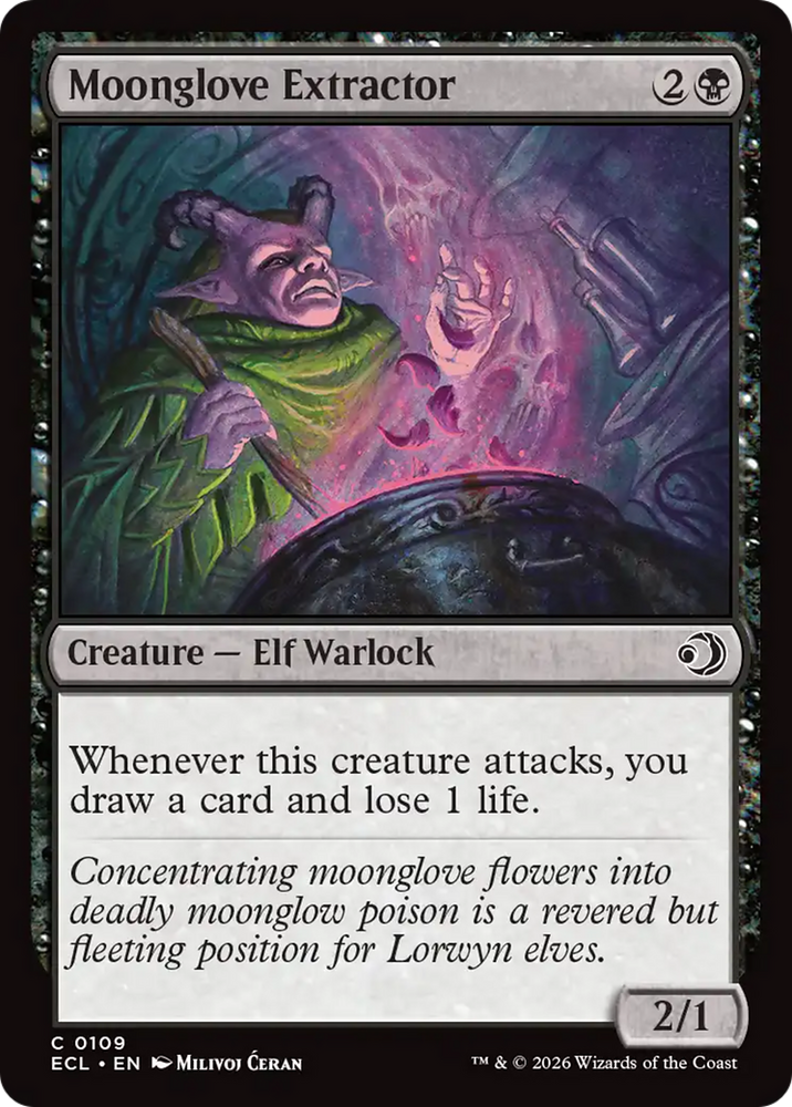 Moonglove Extractor [Lorwyn Eclipsed] Magic: The Gathering