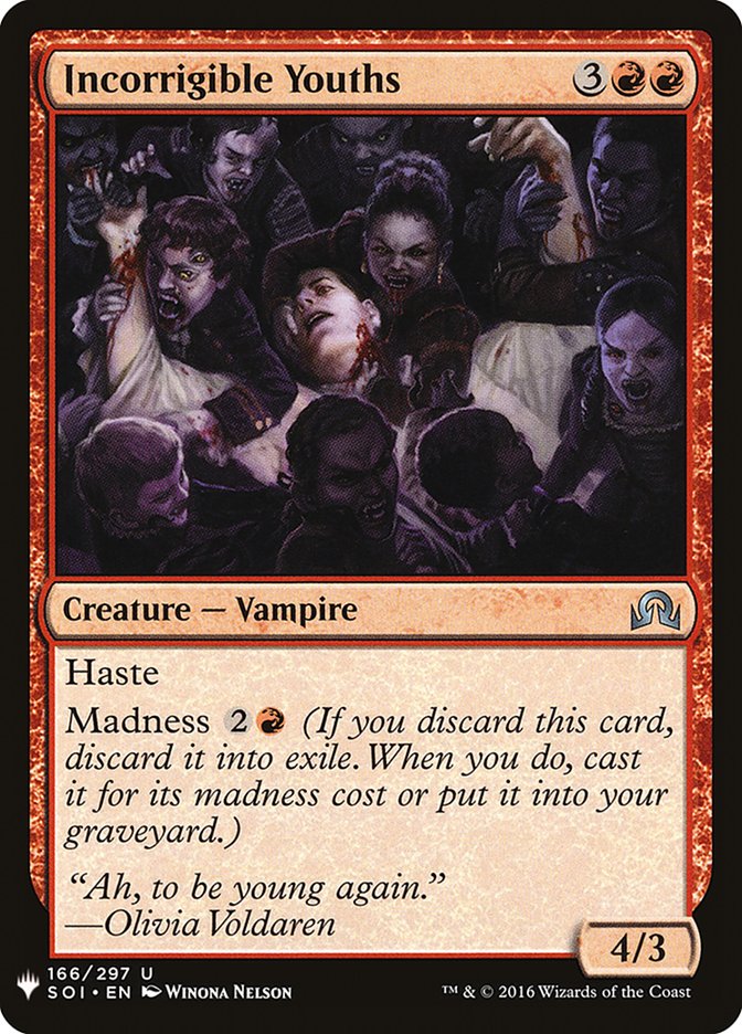 Incorrigible Youths [Mystery Booster] Magic: The Gathering
