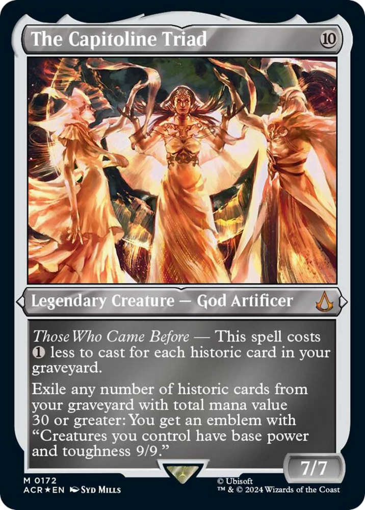 The Capitoline Triad (Foil Etched) [Assassin's Creed] Magic: The Gathering