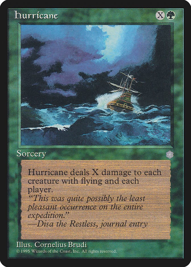 Hurricane [Ice Age] Magic: The Gathering
