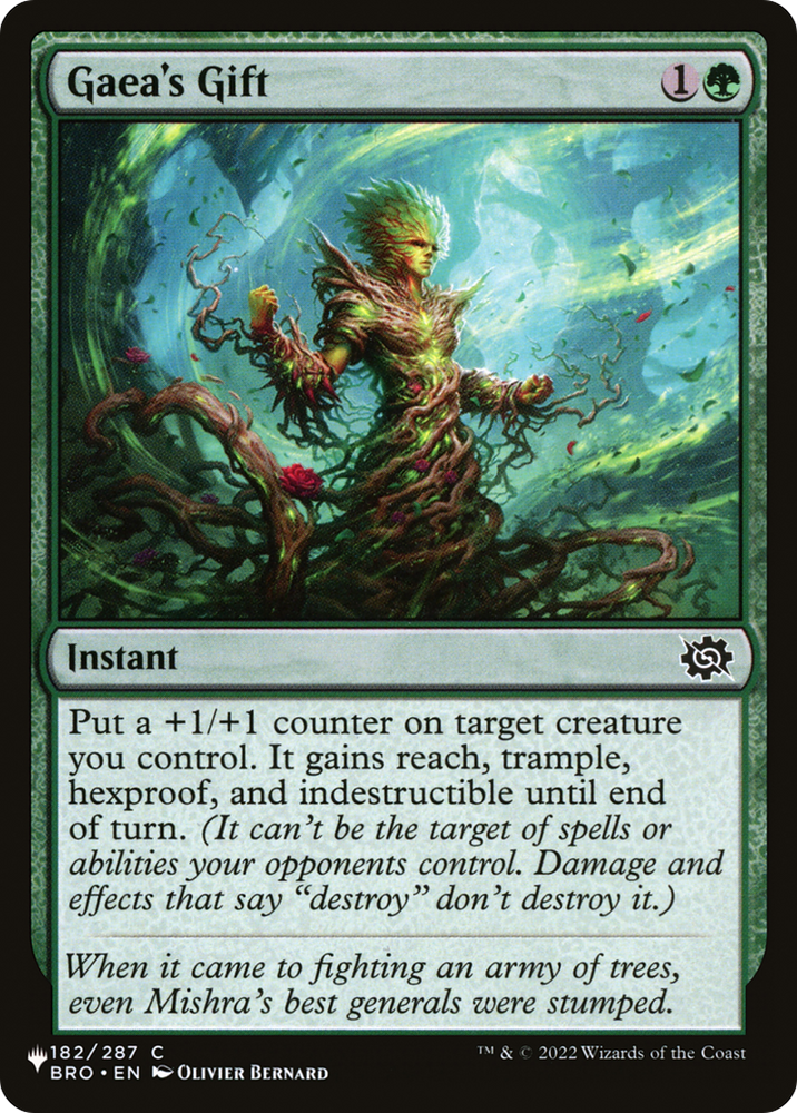 Gaea's Gift [The List] Magic: The Gathering