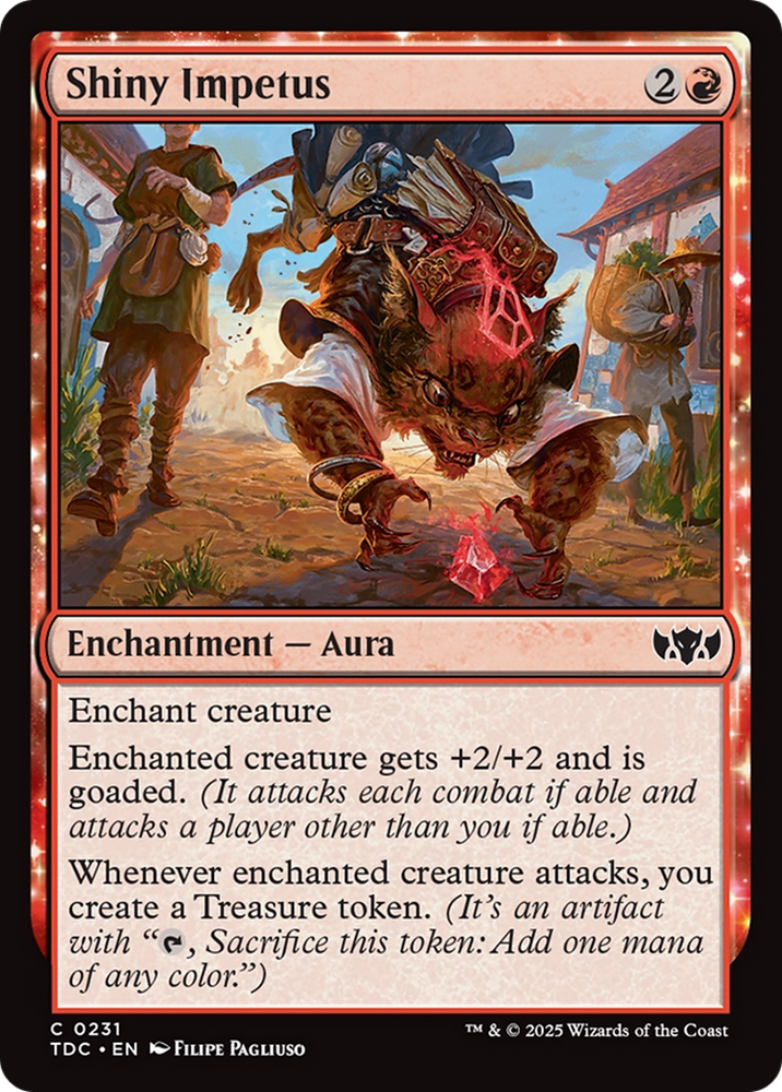 Shiny Impetus [Tarkir: Dragonstorm Commander] Magic: The Gathering