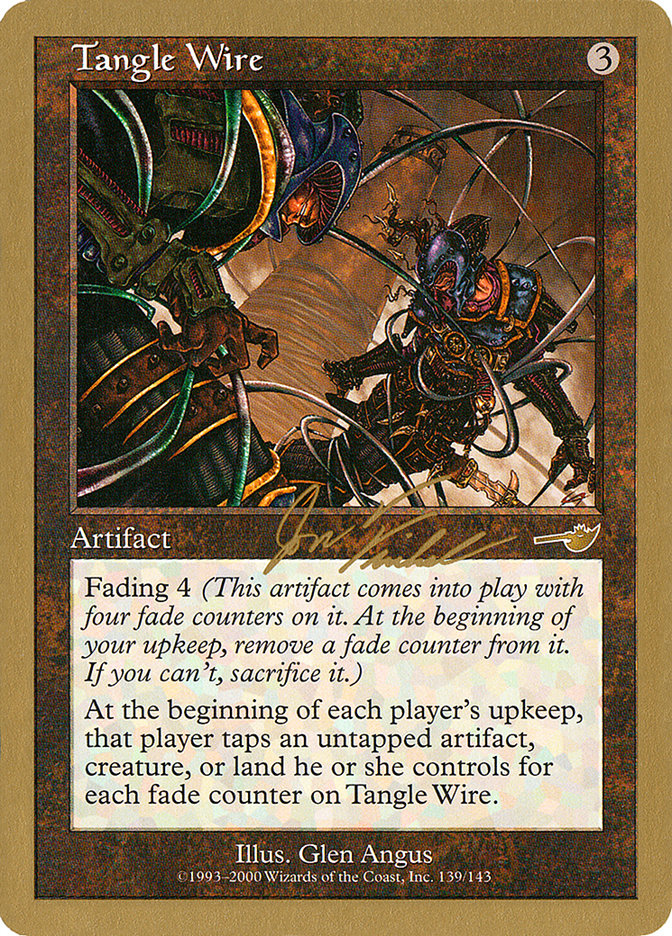 Tangle Wire (Jon Finkel) [World Championship Decks 2000] Magic: The Gathering