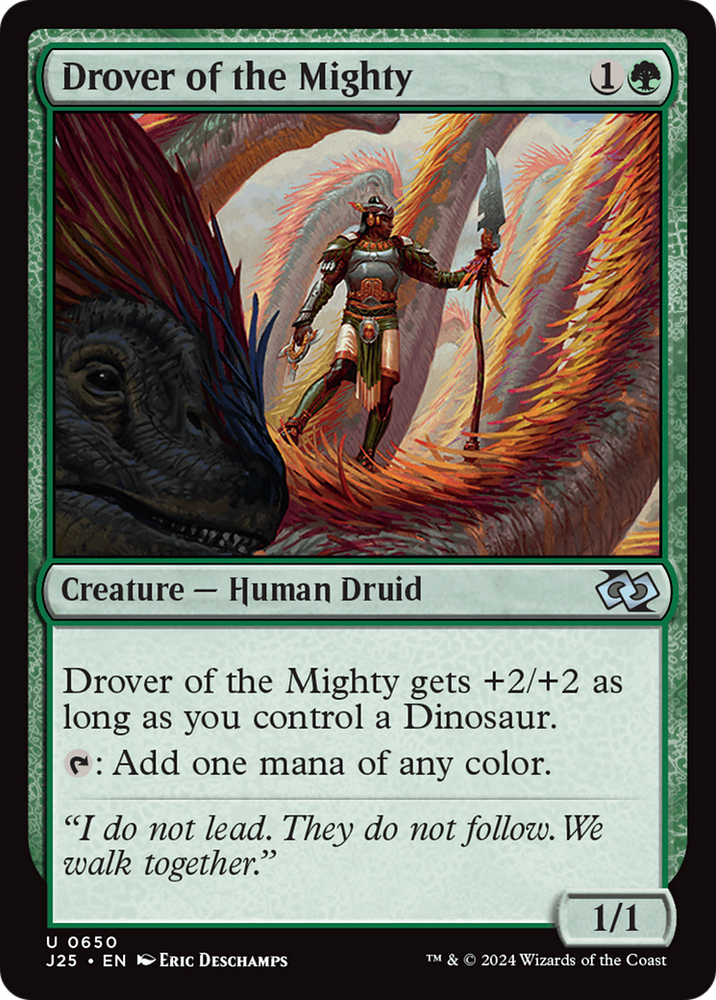 Drover of the Mighty [Foundations Jumpstart] Magic: The Gathering