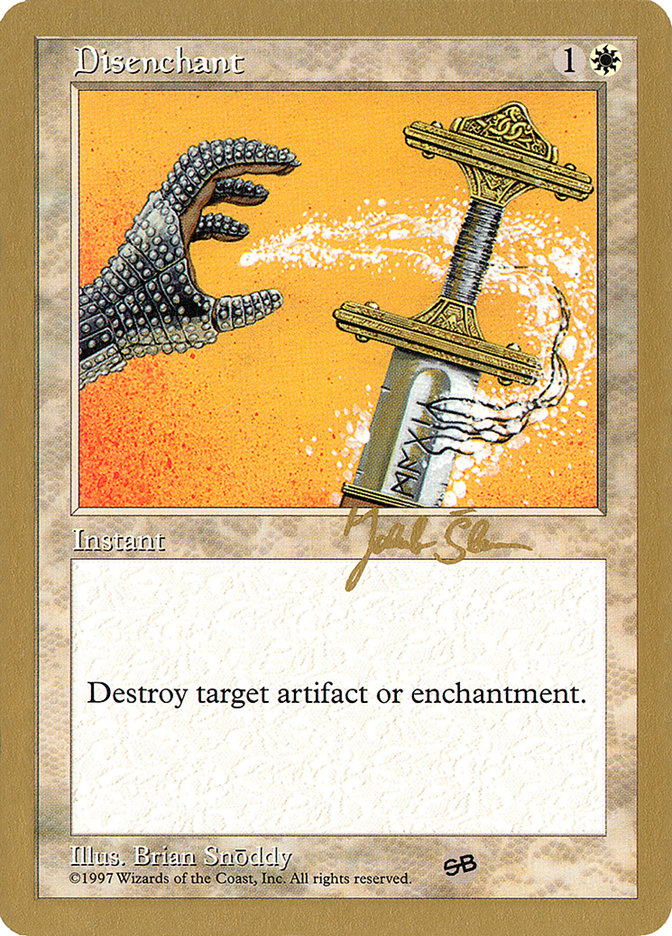 Disenchant (Jakub Slemr) (SB) [World Championship Decks 1997] Magic: The Gathering